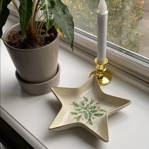 LENOX HOLIDAY STAR CANDY/JEWELRY DISH